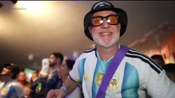Mooca is painted in blue and white! 🇦🇷 The SP neighborhood has become the stronghold for Argentin...