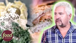 Guy Fieri Blown Away By An Authentically Crispy Italian Deli Panini | Diners, Drive-Ins, And Dives