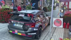 Official start of the special stage in the heart of Myślenice - Rally Małopolska 2026