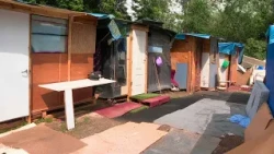 The shanty town at the former Attica nightclub is now history