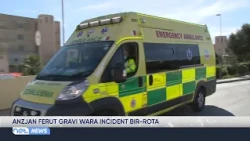 Elderly person seriously injured after bicycle accident