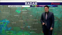 Chance for rain continues Saturday evening